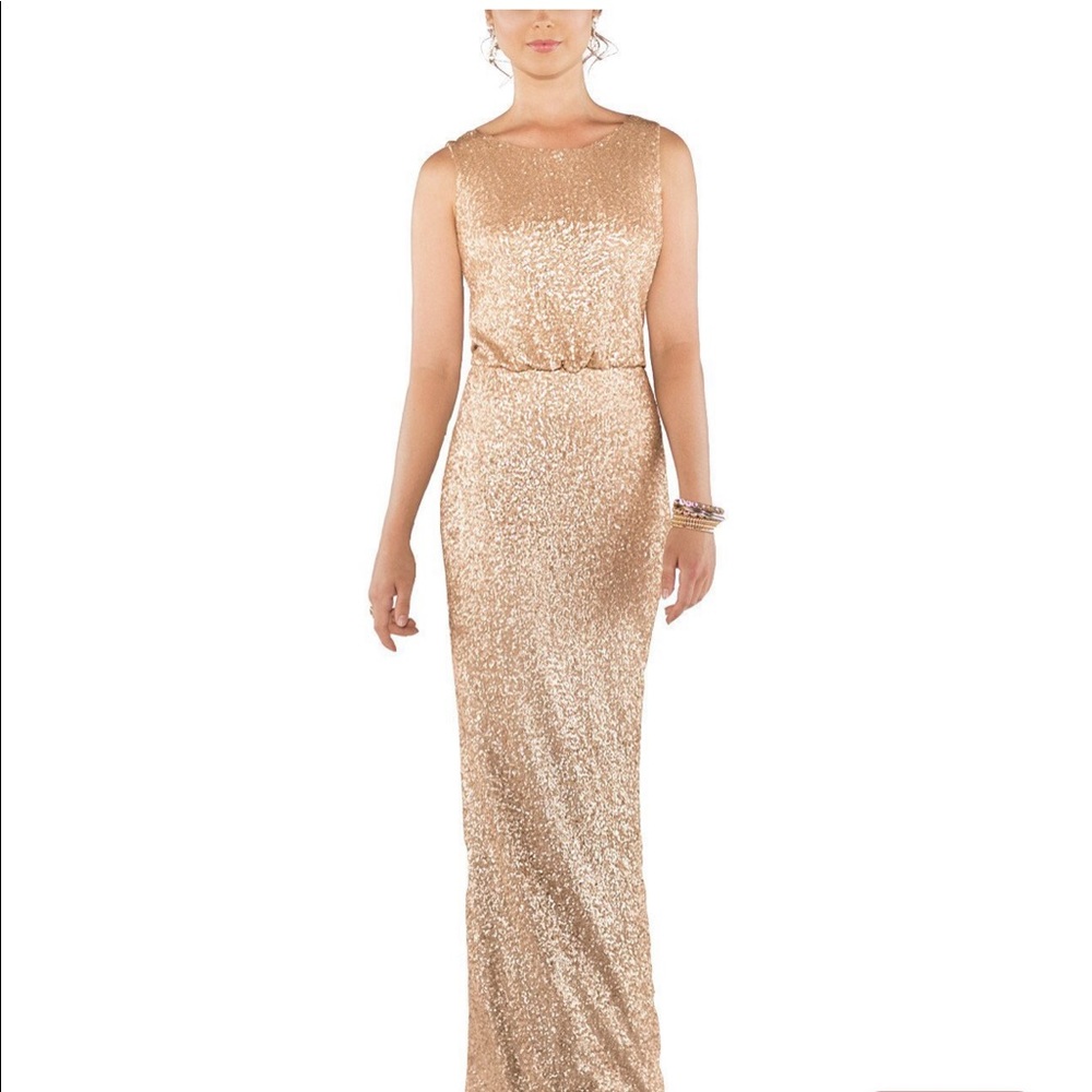 Gold Sequin Formal Gown ✨ 🥂